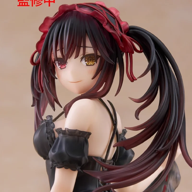 Em estoque original taito desktop bonito data um ao vivo tokisaki kurumi pijamas anime figura modelo coleção ornamentos de mesa