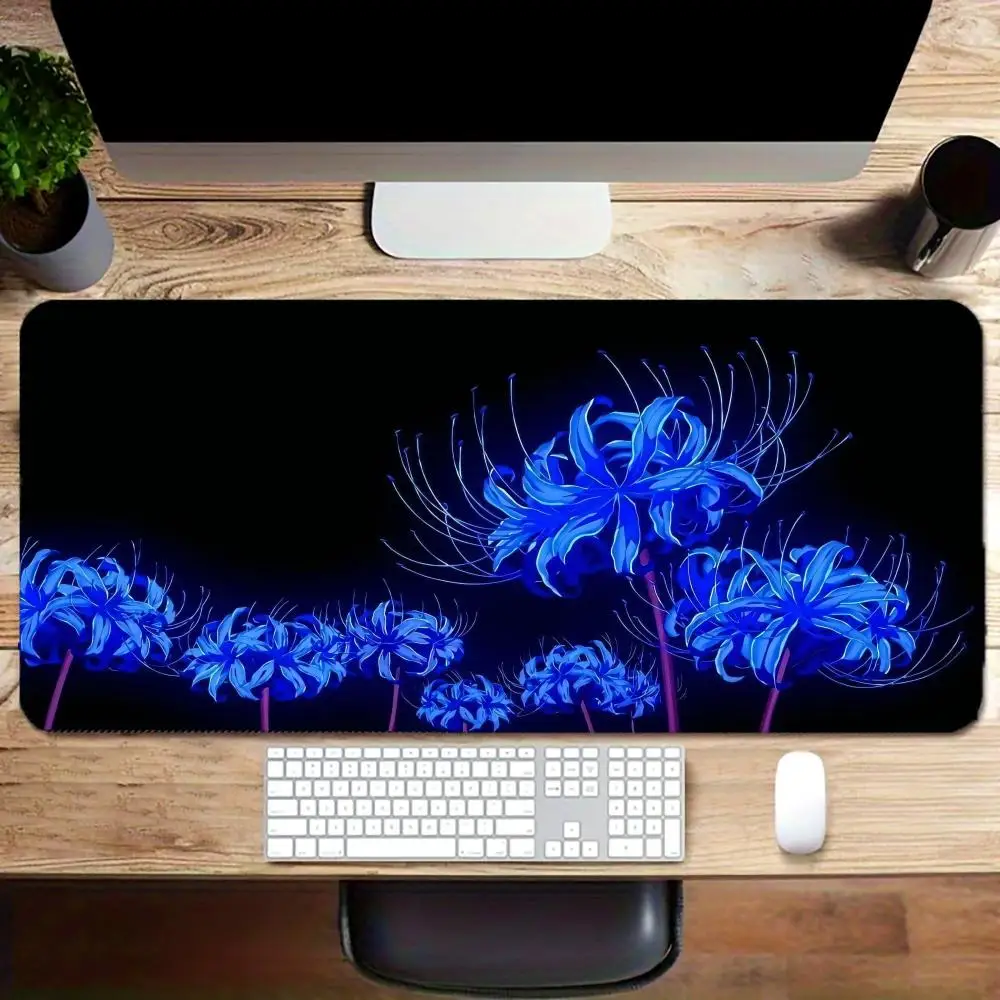 لوحة ماوس للألعاب Red Spider Lily XL Home مخصصة عالية الدقة كبيرة الحجم لوحة ماوس XXL لوحة مفاتيح مكاتب سجادة ناعمة للكمبيوتر المكتبي #4