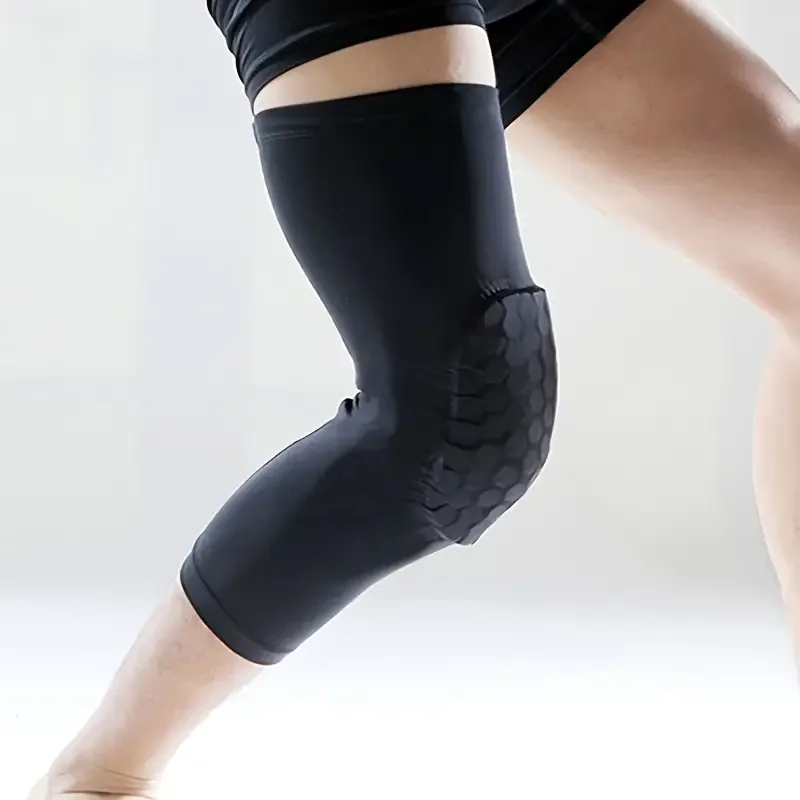 Protective Knee Brace with Compression Sleeve and Support Pad for Sports - Prevent Collisions and Injuries in Soccer, Basketball