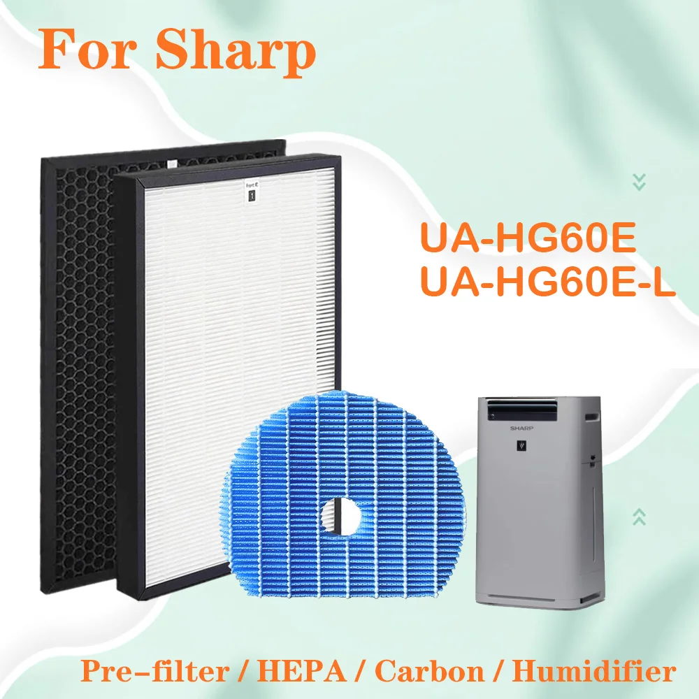 

Сменный HEPA-угольный фильтр для очистителя воздуха Sharp UA-HG60E, UA-HG60E-L, UZ-HD6HF, UZ-HG6DF, UZ-HG6MF