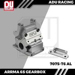 ADU Racing GEARBOX CASE SET CNC 7075 T6 ALUMINUM FOR ARRMA 1/8 AND 1/7 6S ARA311186 V6