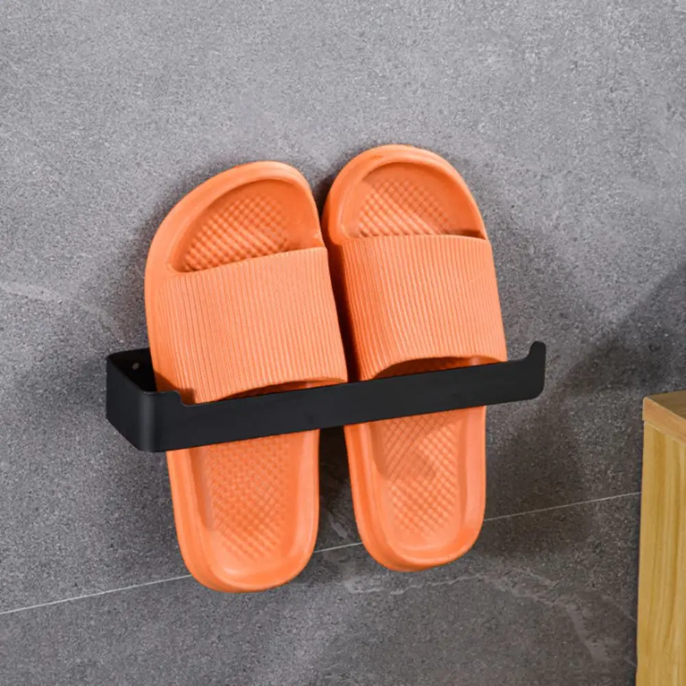 

Golden Finish Towel Holder Black Finish No Drill Towel Rail Punching Design Self Adhesive Bathroom Towel Rack Kitchen Use