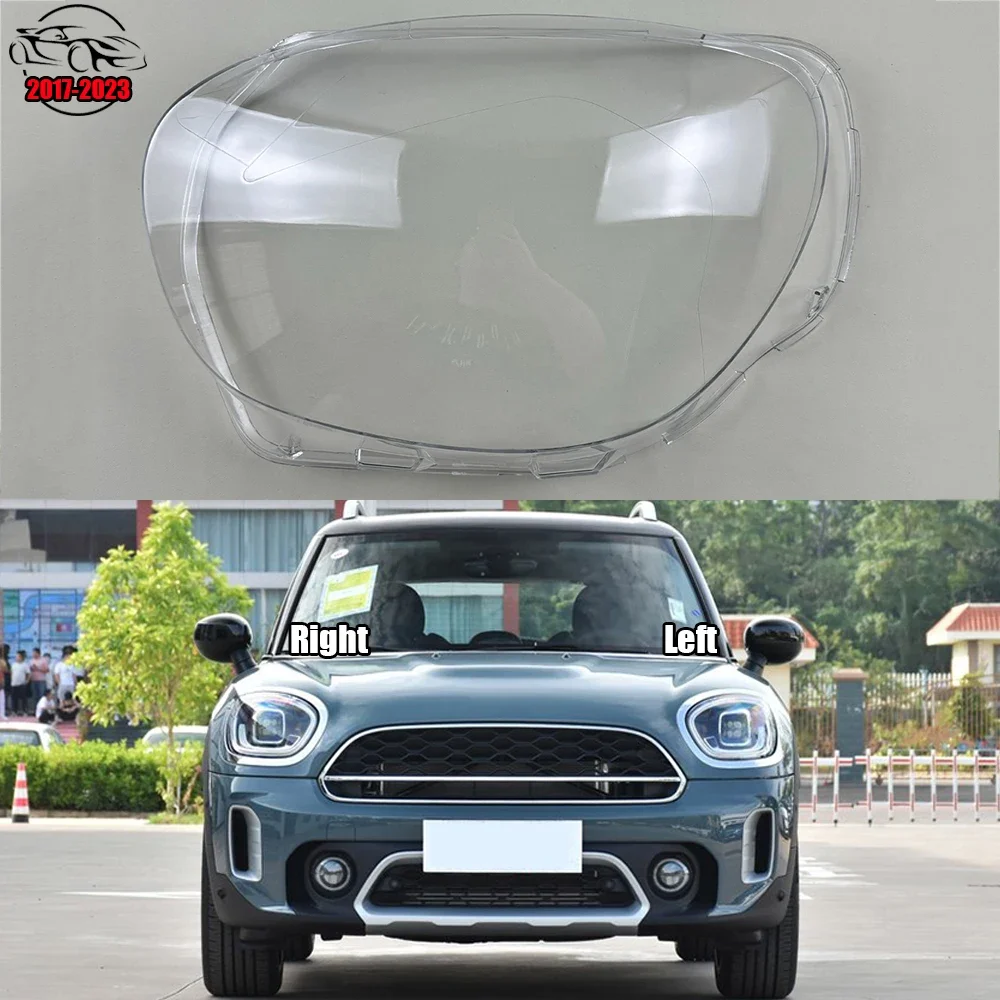 

For BMW MINI Countryman F60 2017-2023 Lamp Cover Headlamp Shell Transparent Lampshade Headlight Shade Lens Plexiglass