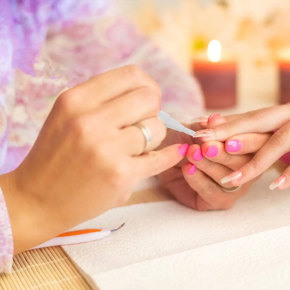 

8Pcs Empty Nail Oil Pens Refillable Brush Tip Cuticle Oil Pen Manicure Supply Nail Art Tool Lip Gloss Container Portable Elegant