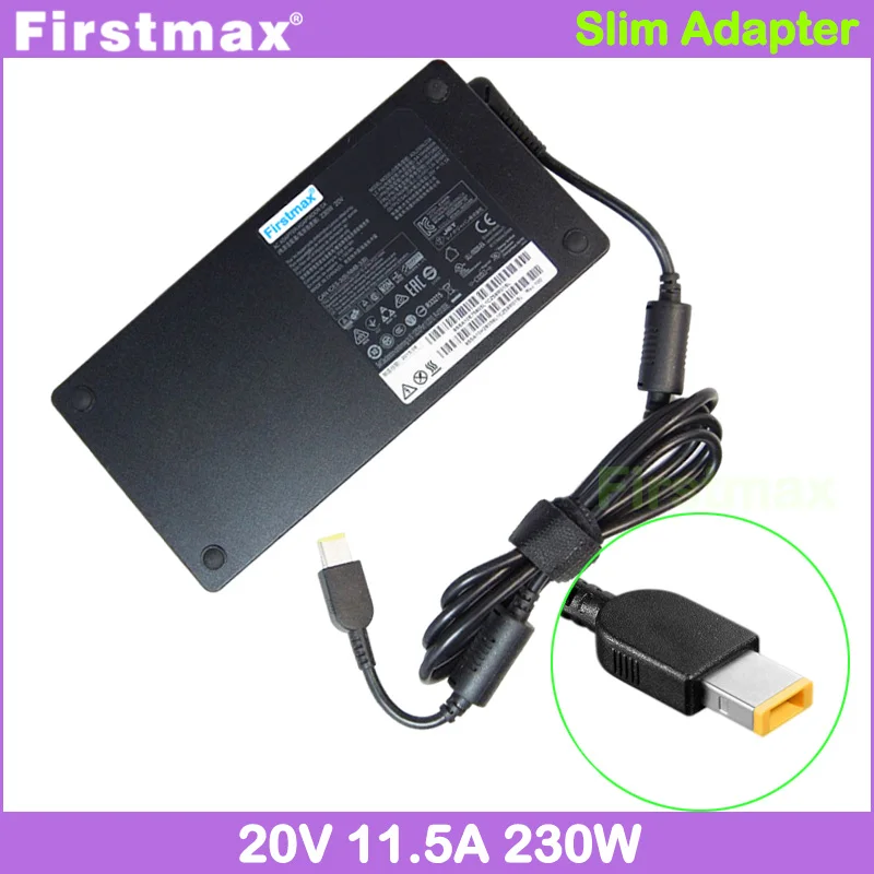 

AC power adapter 20V 11.5A 230W for Lenovo laptop charger Legion Y540-15IRH Y540-17IRH Y545 5P 15ARH05H 5P-15IMH05H 5P-17IMH05H