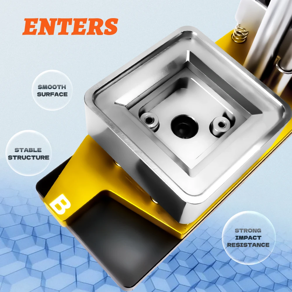 

2*2" Square Fridge Magnet Maker Machine 50*50mm DIY Photo Magnet Making KIT Button Maker Creative Refrigerator Stickers