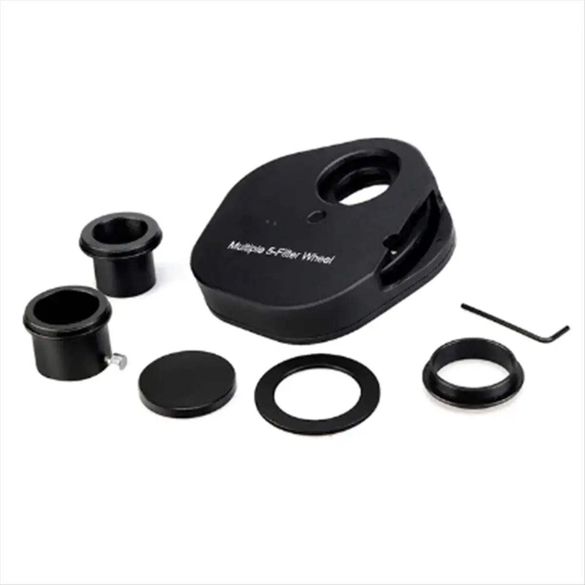 Roue de filtre pour télescope T35C, filtre métallique à 5 positions pour oculaire de télescope, pour télescopes astronomiques 1,25 pouces