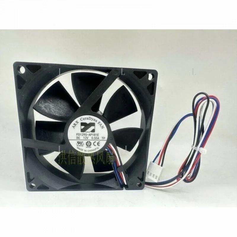 

L 1 pcs for ARX Fan FD1290-AP181E DC12V 0.55A 9025 92*25MM 4 wire cooling fan #D2