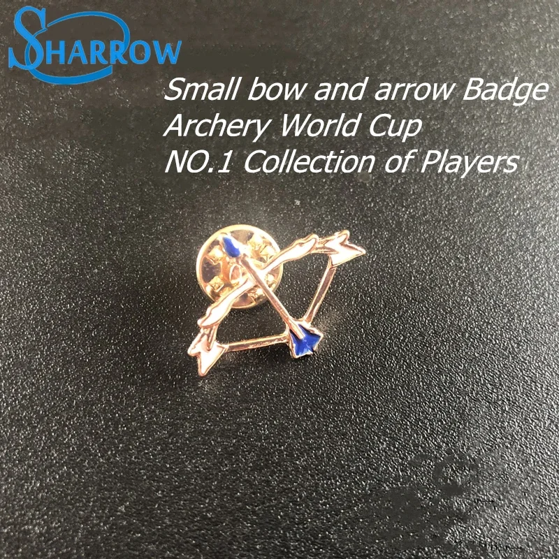 2pcs Archery Badge Lapel Pin Tie Bow And Arrow Target Brooch Clip Novelty GiftArchery Enthusiasts  Souvenirs