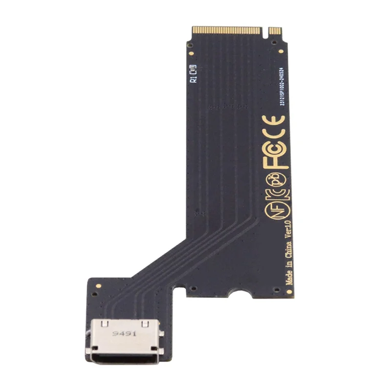 BABZ-PCI-E 4.0 M.2 M-Key To Oculink SFF-8611 SFF-8612 Host Adapter For 2024 Thinkbook 14+ AMD8845 External Graphics Card & SSD