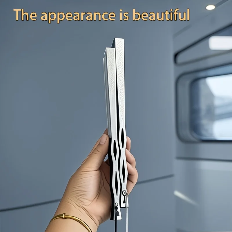 Elegant Portable Aluminum Alloy Folding Fan