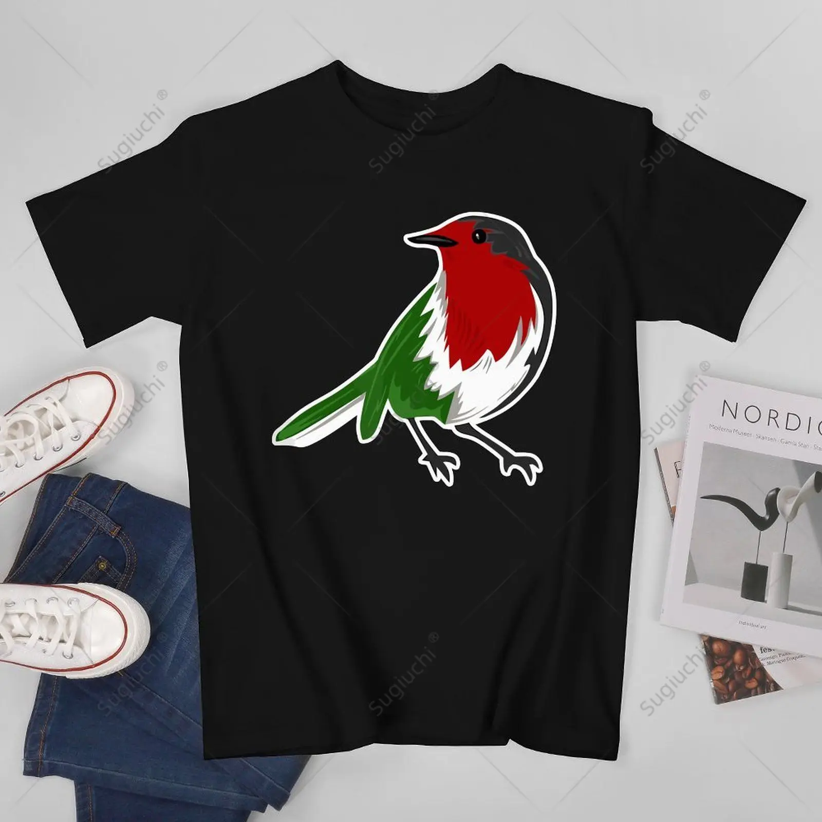 

Unisex Men Palestinian Bird Palestinian Flag Palestine Tshirt Tees T Shirts Women Boys 100% Cotton T-Shirt