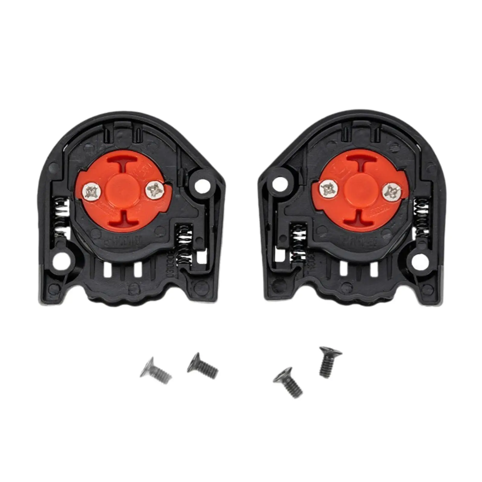 

2x Motorbike Helmet Visors Bases Ratchet Kit Spare Parts Mechanism Motorcycle Replace Parts Helmet Shield Bases Gear Base Plate