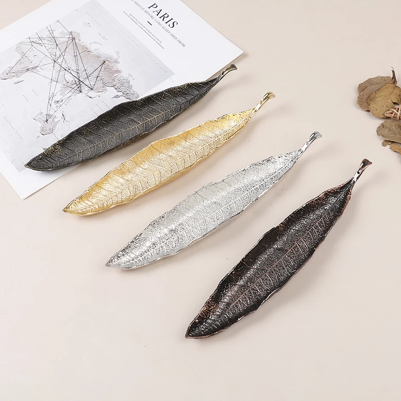 Incense Holder Ash Catcher Long Leafs Censer Meditation Home Decor Accessories