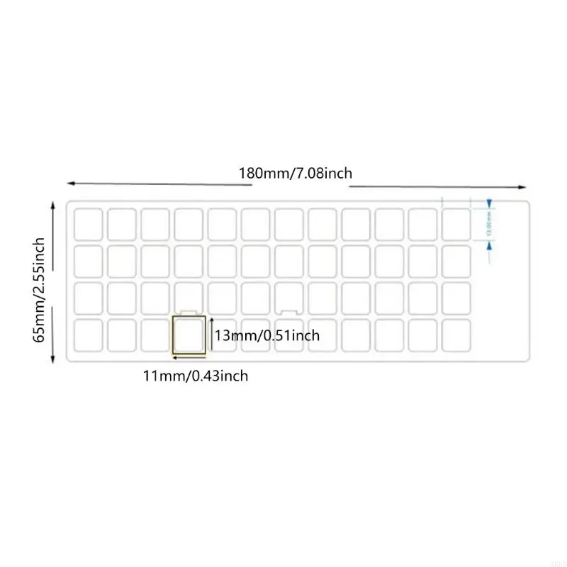 HX6B 2pcs pegatinas teclado portugués Fondo negro con letras blancas para computadora portátil portátil computadora