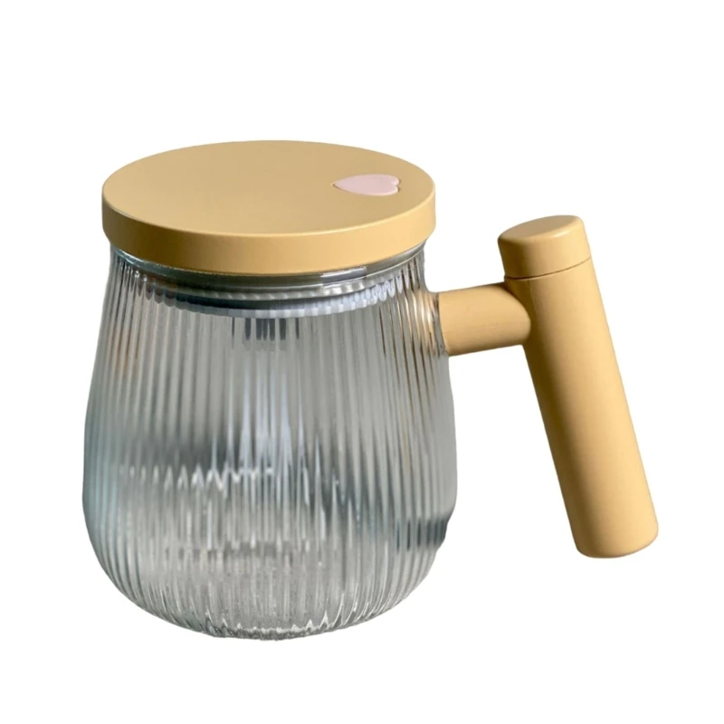 Self Stirring Coffee Cup Automatic Electric Protein Powder Mix Cup Glass Inner Mug Electric Highly Speed Mixings Cup