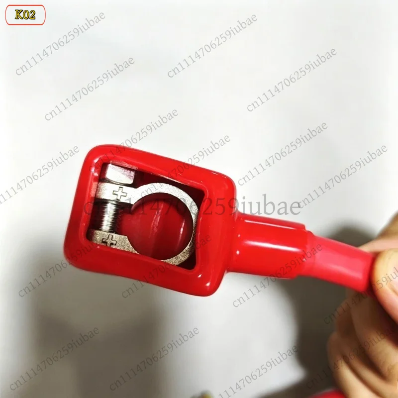 LJ_35 Square Car Battery Positive Negative Extension Modified Pile Head, Truck Power Cable Conversion Connector