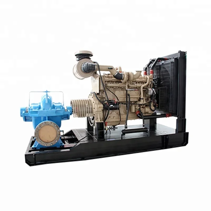 14 Inch Diesel Engine Large Water Pumps Manufacturer 1200m3/h for Industry