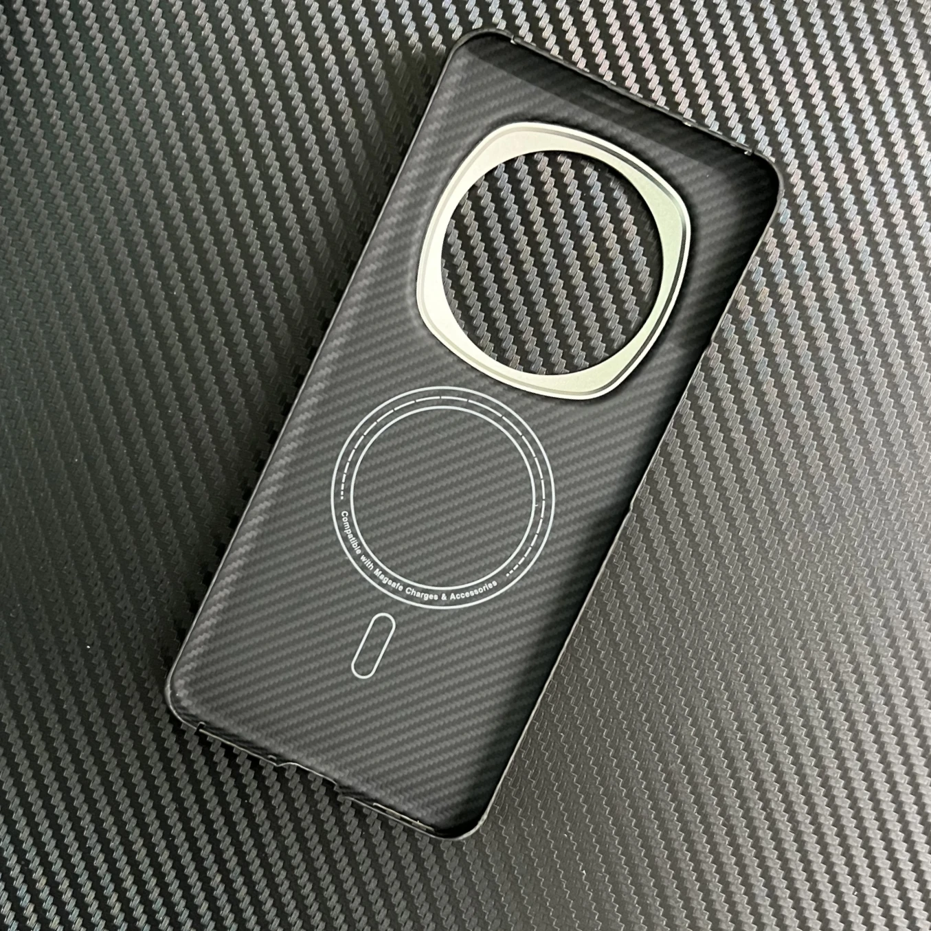 Deluxe 600D Carbon Fiber MagSafe Wireless Charging Case for Honor Magic6 Pro Kevlar Magic6 Pro Slim Phone Case