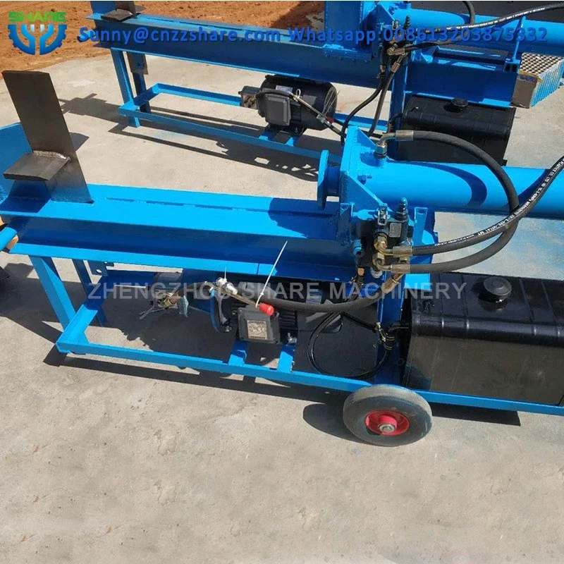 Log Splitter Hydraulic Wood Cutter Firewood Processor Splitting Machine Electric Motor Automatic Wood Fire 45 Ton Provided SHARE