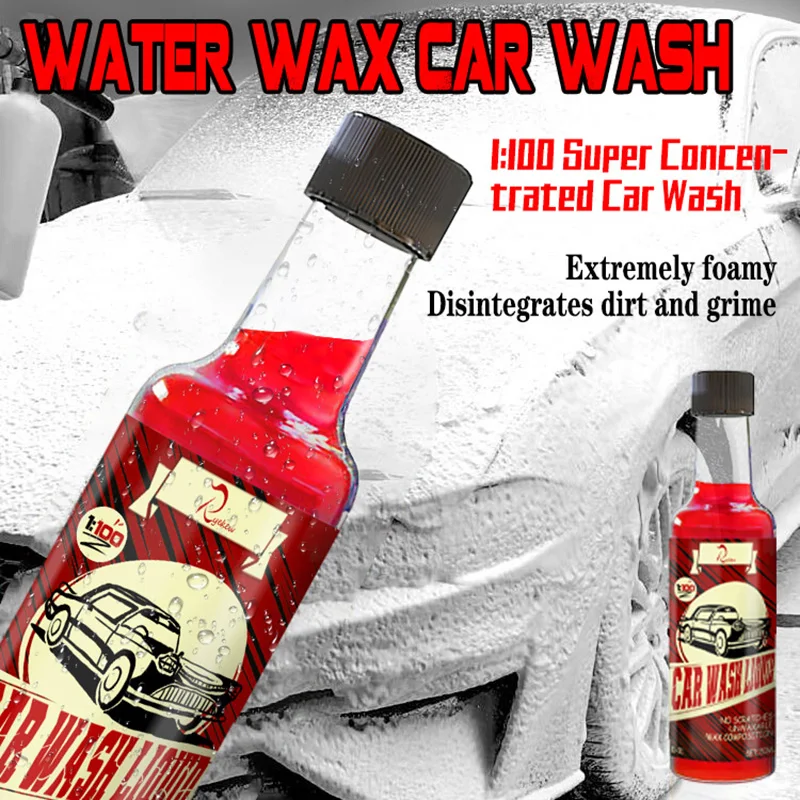 150ml Car Wash Liquid High Concentration Super Foam Deep Cleaning Water Auto Detailing Care Protection Auto Car Wash Solution