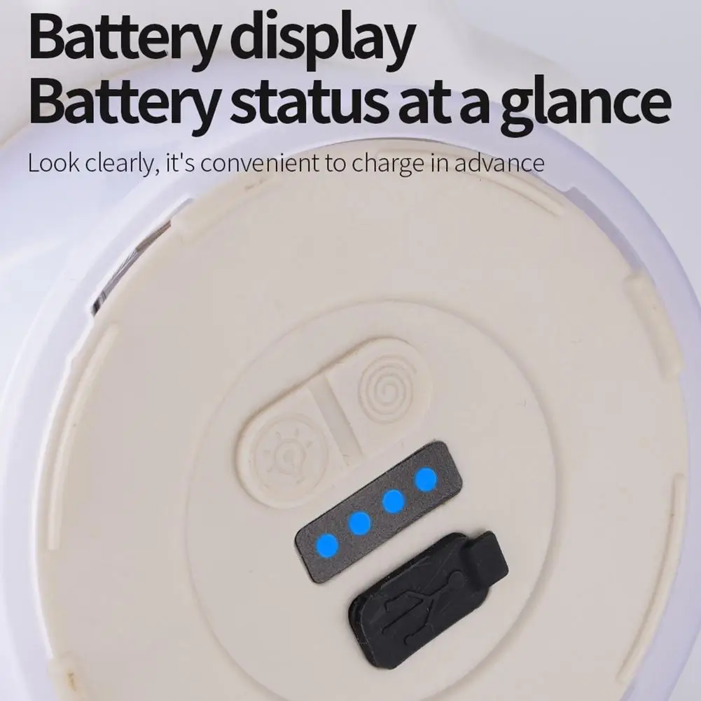 Silicone Christmas Tree Night Light With Hook 10m Storable String Light Rechargeable Cartoon Night Atmosphere Lamp