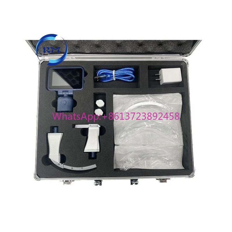 

Video LaryngoscopeL Medical Portable Laryngoscopy Lighted Intubation Stylet Visualization Rigid Video Laryngoscope