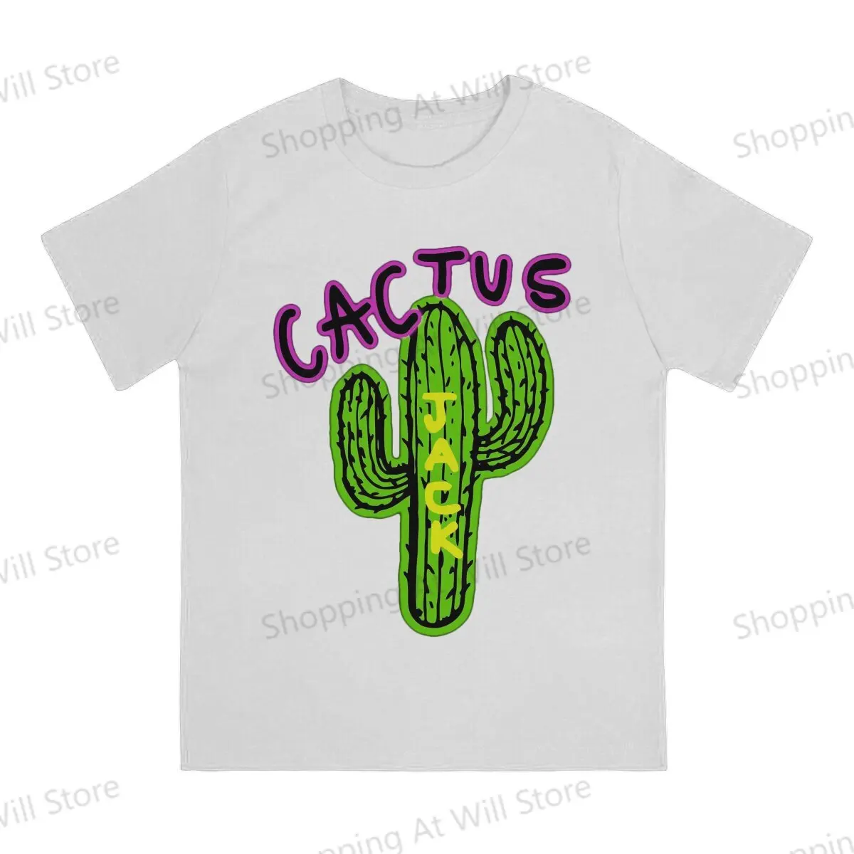 Tops 100% Cotton Leisure Sports  Travis Men's and women's T-shirts Cactus Jack Tshirt Top