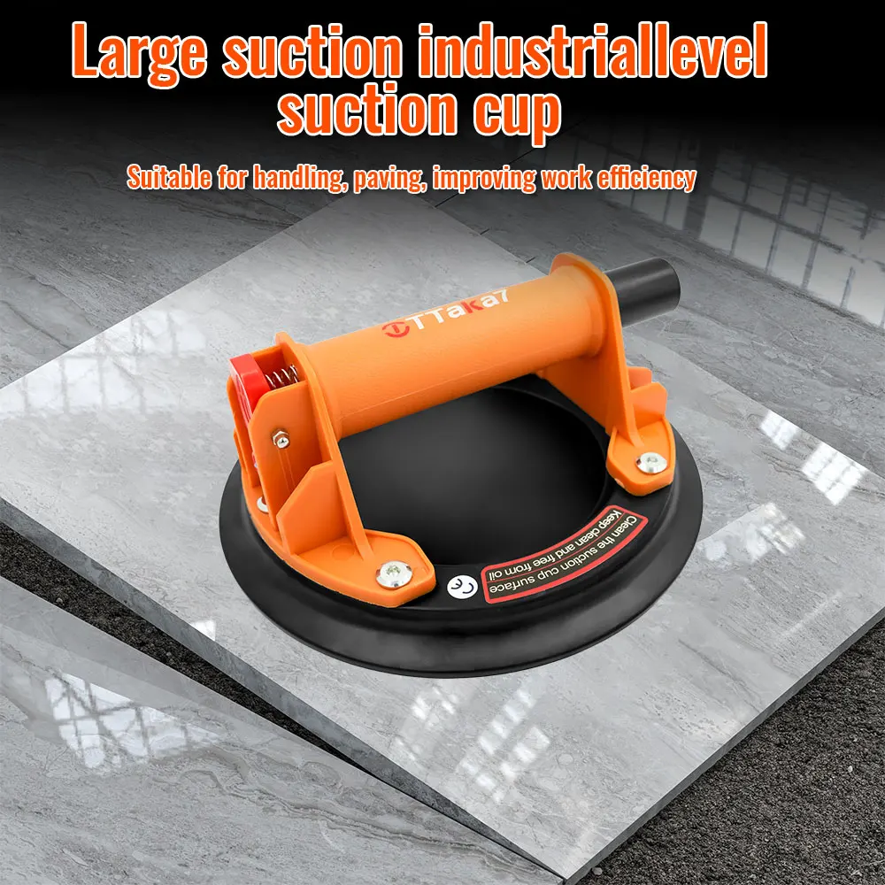 8 Inch Glass Suction Cup to Lift Large Glass Tile Heavy Duty Industrial Vacuum Suction Cups Lifter for Replace/Lifting Window