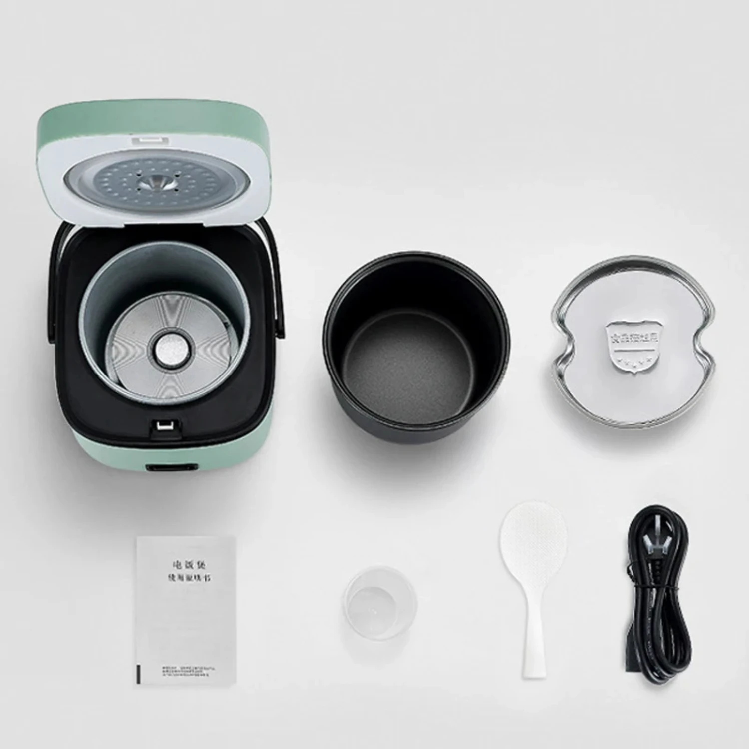 Mini multicooker compacto, eficiente e versátil de alta qualidade - Panela de arroz inteligente conveniente de 1,2L com revestimento antiaderente para Eas