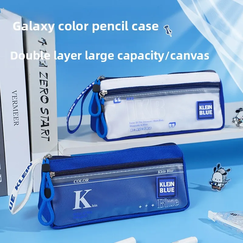 

New Large Capacity Klein Pencil Case High Value Boys High Chinese Tool Case Pencil Case Primary School Pencil Case