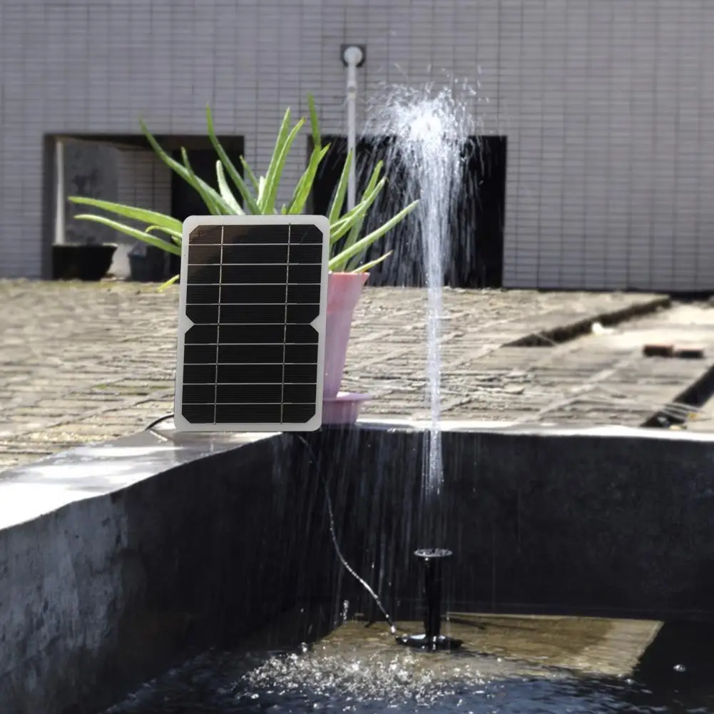 Solar Powered Water Pump Water Fountain High Efficiency Solar Panel with Water Pump for Outdoor Use Ip65 Waterproof Single