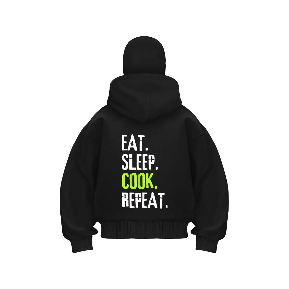 

Eat Sleep Cook Повторите текст Балаклава Толстовка на молнии Теплая уличная мужская зимняя повседневная толстовка
