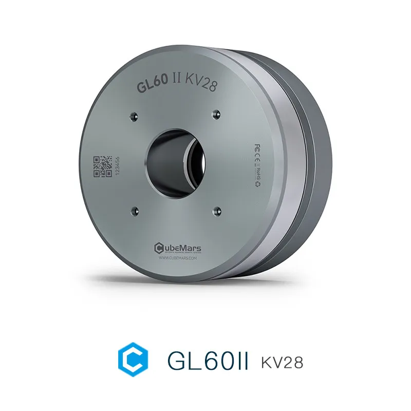 GL60 II KV28 CUBEMARS Hollow Drive, PTZ Motor, Radar PTZ, Type 3 Mode