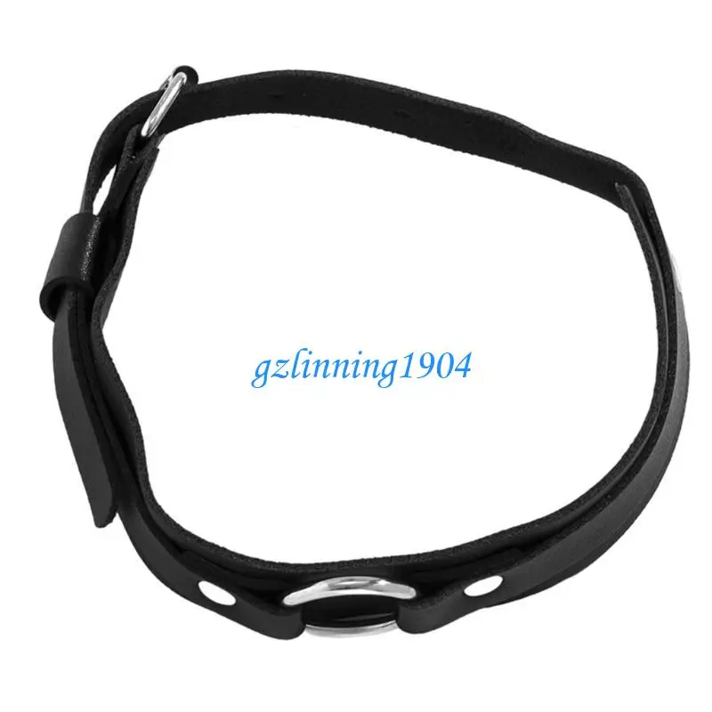 

L5YD Fashion PU Shirt Sleeve Holder Adjustable Armlet Bracelets for Nightclub Male