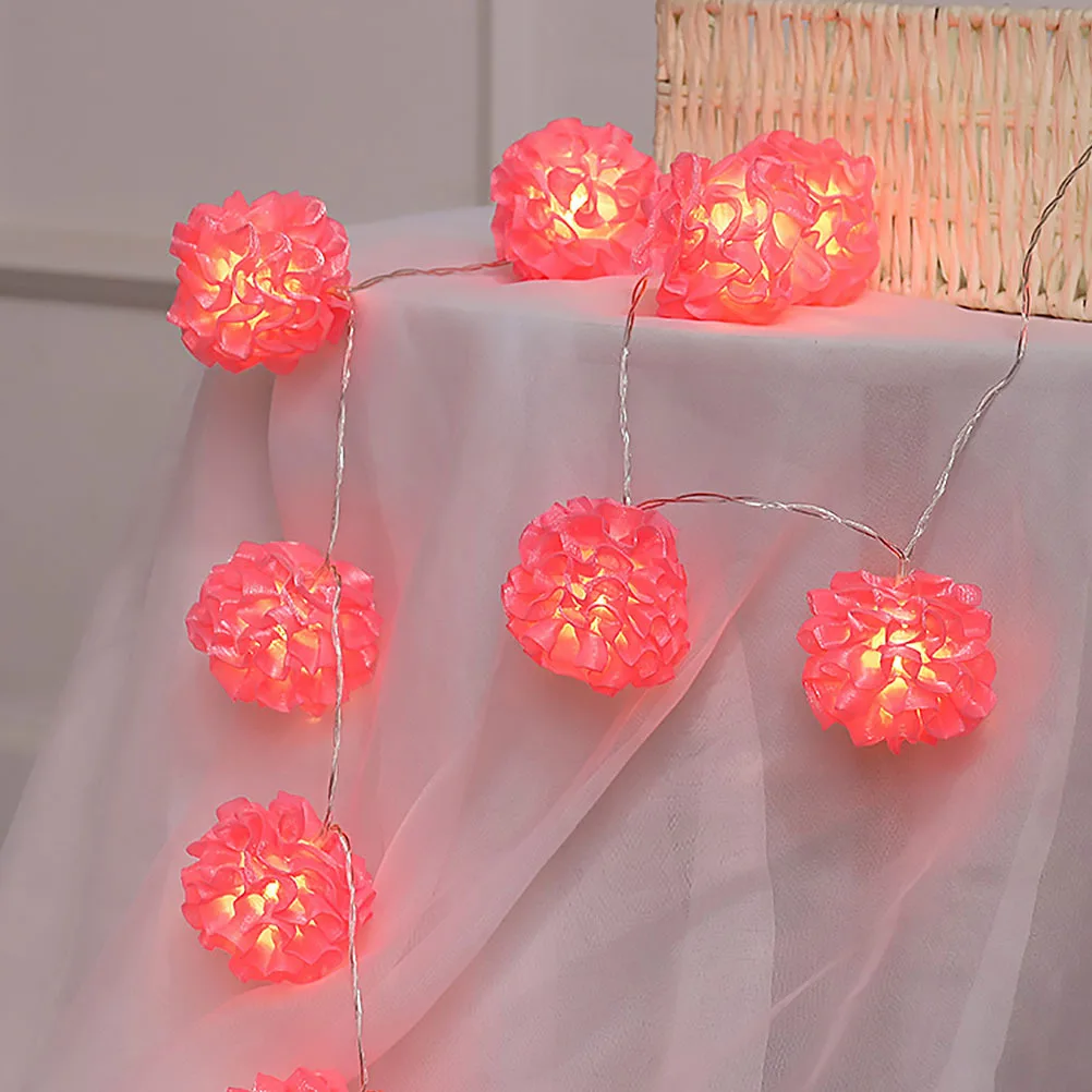 

1Pcs LED Fairy String Light Rosy Flower Styled Lamp Decor Bendable Design Low Power High Brightness Long Life Ideal for Party