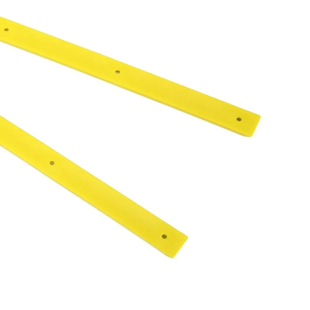 2 قطعة ABS دائم عظام الضلع القضبان الملونة 36.5x1.7 سنتيمتر لوح التزلج السكك الحديدية الحرس مجلس القضبان سكيتبورد الطوابق #2