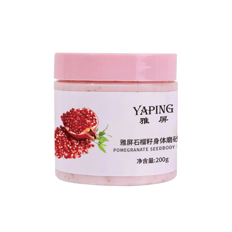 Pomegranate Seed Body Scrub Gentle Improve Dull and Rough Skin Long-lasting Fragrance Hydrating and Moisturizing