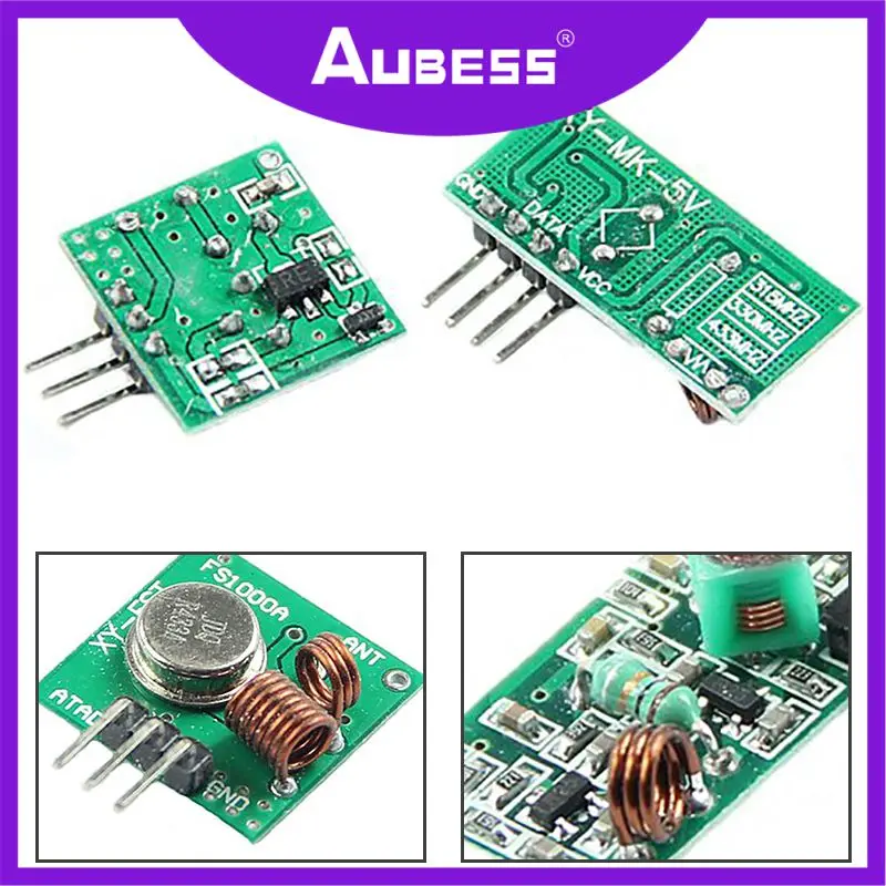 433Mhz RF Transmitter Receiver Modules Super Regenerative Wireless Chip For Arduino/ARM/MCU WL 433Mhz Transmitter Receiver Board