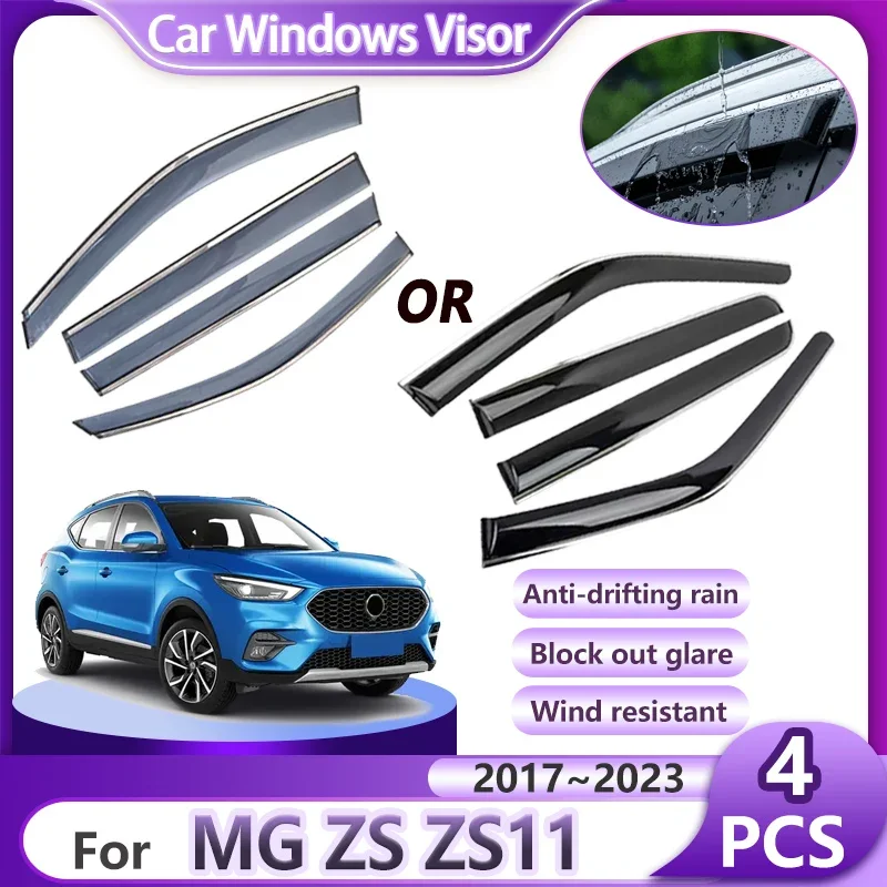 Owiewki szyb samochodowych MG ZS ZS11 MK1 2017~2023 MGZS EZS VS Osłona Przeciwwiatrowa Daszek Akcesoria 2018 2020 2022