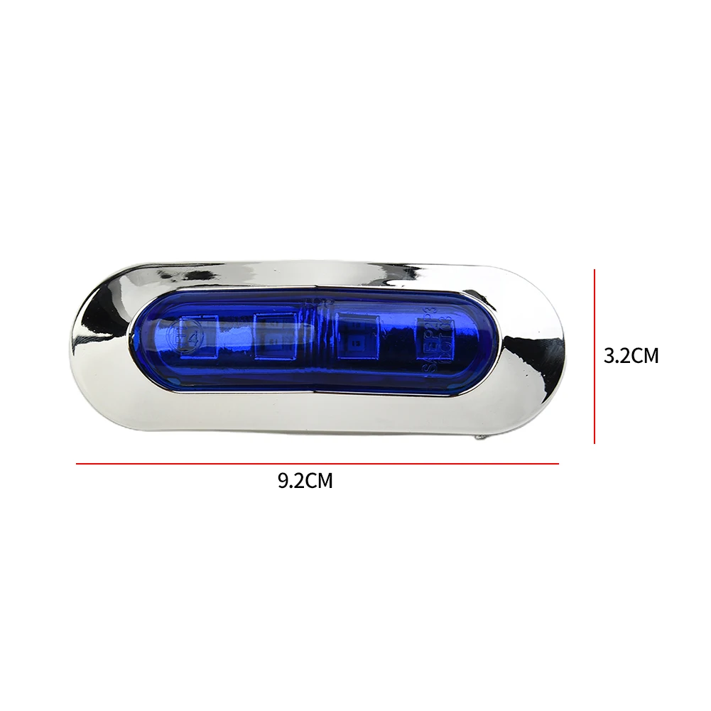 Lampada a LED luci per barche Marine Boat 4PCS Walkway scale luci di cortesia ponte passerella camion Marine lampada per scale di ricambio 12-24V