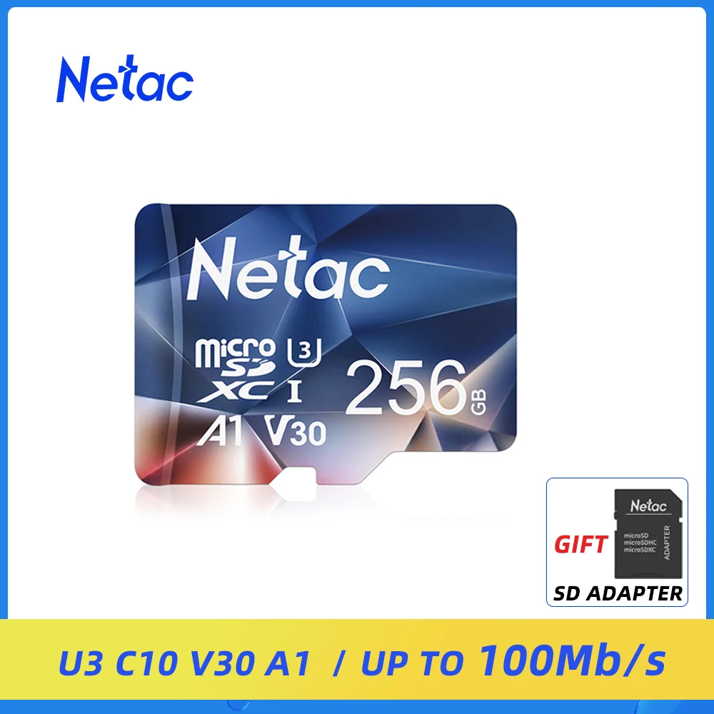 

Карта памяти Netac High Speed Class10 SD 32G 64G 128G 256G 512G A1 U3 C10 V30 4K HD для ПК и ноутбуков