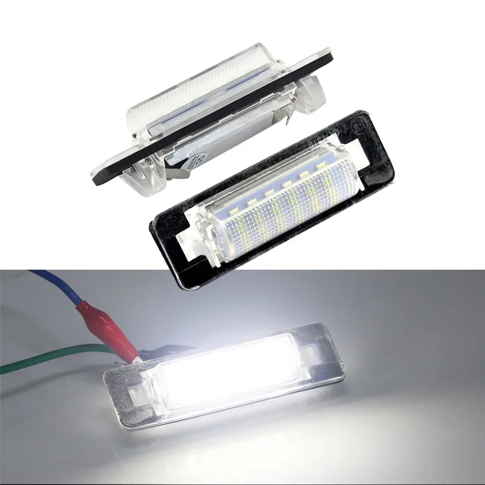 For Benz W210 E300 E320 E420 W202 4D C230 C280 C43 AMG White LED Number License Plate Light Car Accessories #A2108200356