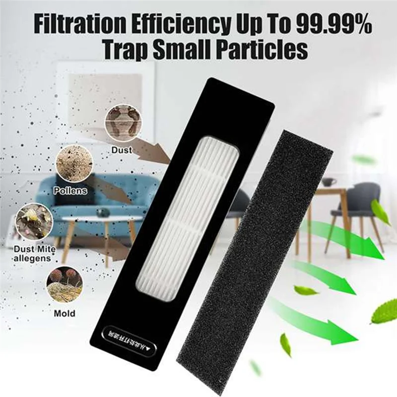 

9 шт. для Clien T24/Midea S8+/S8 робот-пылесос, сменная основная боковая щетка, швабра, фильтр Hepa, мешок для пыли, аксессуары