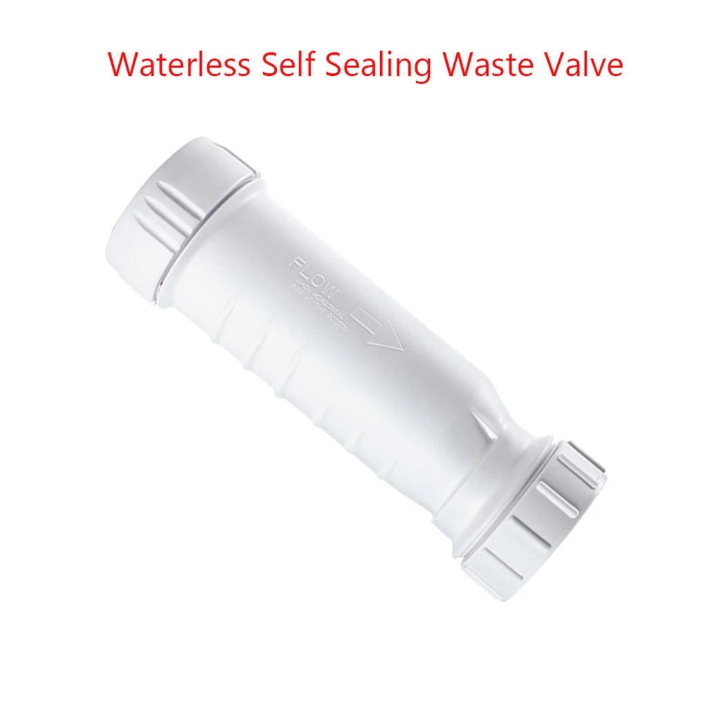 Waterless Self Sealing Waste Valve Inline Trap Bath Basin For Caravan RV