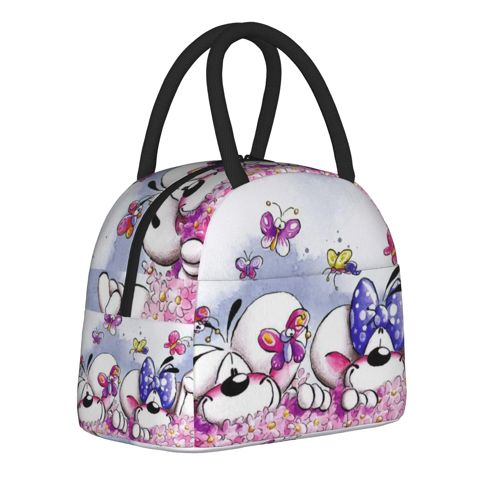 Lunch Boxes Diddl Diddlina Cartoon Mouse Accessories  Storage Food Box Causal Thermal Cooler Bento Box For School