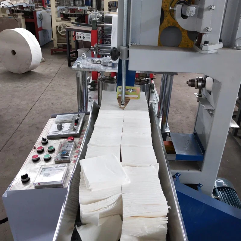 Factory Manufacturing V Fold N Fold Napkin Paper Folding Machine