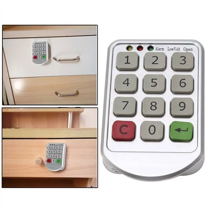 【THANKSGIVING DAY】Cabinet Door Locks Password Lock Coded Lock Intelligent Digital Electronic Password Keypad Number Cabinet Door