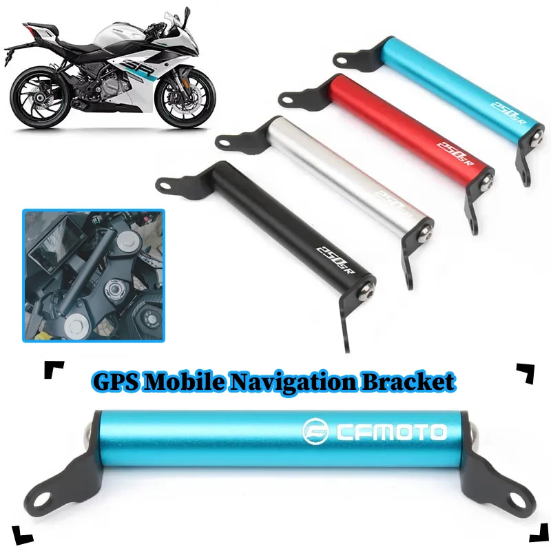 

Fit For CFMOTO CF SR250 250SR 300SR 250 SR 300 2023 Motorcycle SMART Phone GPS Navigation Plate Bracket Handlebar Adapt Holder