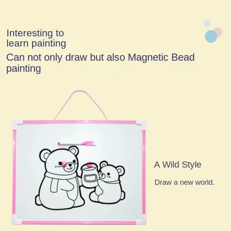 Writing Can Erase Magnetic White Board Practical Painting Baby Graffiti Office Note-hanging Message Plastic PVC Board